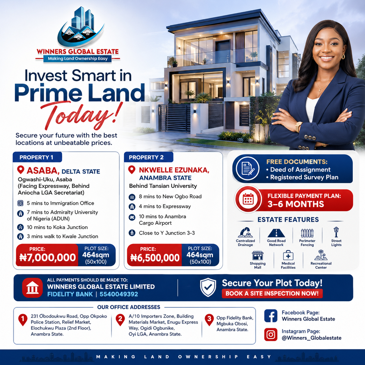 Deed of Assignment & Registered survey plan 